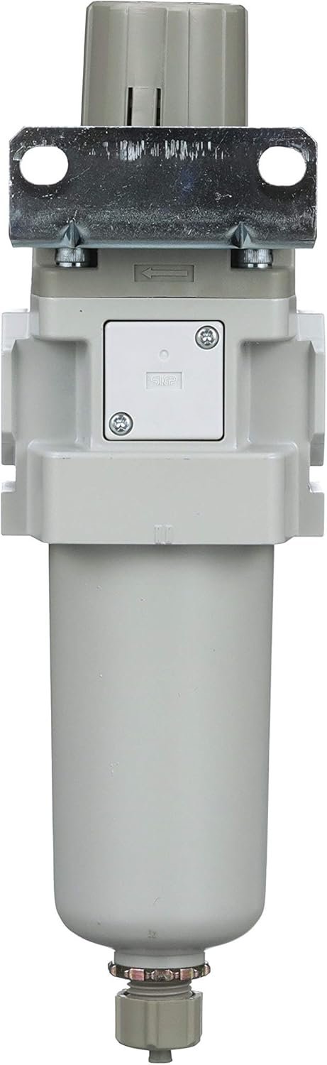 PneumaticPlus SAW400-N04BG-MEP Compressed Air Filter Regulator Piggyback Combo 1/2" NPT - Metal Bowl, Manual Drain, Bracket, Gauge 5 71aUyPfB eL. AC SL1500