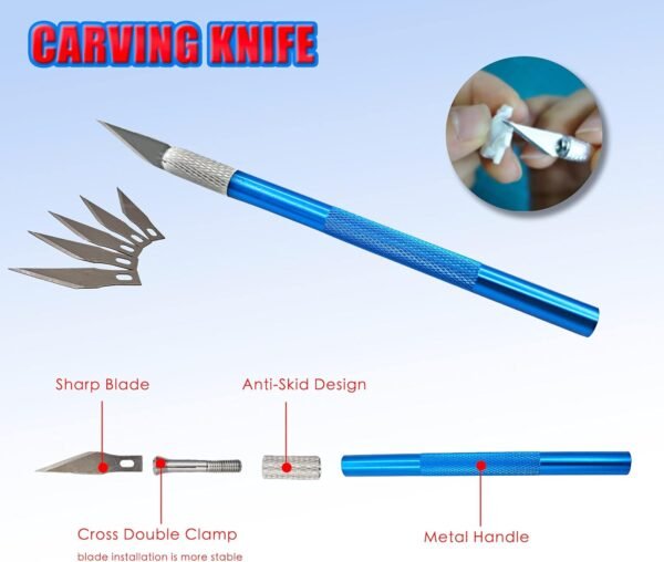 20 Pcs | HOPLEX Model Tools Kit 20 in 1 Adults Hobby Building Tools Set Basic Tools with Nippers Tweezers Needle Files Polishing Bars for Car Airplane Model Building Repairing and Fixing 3 71aer9o1AVL. AC SL1500