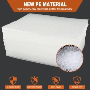 50Pcs Bubble Pouches Wrap Bag, 12''x16'' Double Wall Shockproof Bubble Bags, Clear Bubble Out Bags for Packing, Cushioning Bags for Moving, Shipping and Packing 13 50Pcs Bubble Pouches Wrap Bag, 12''x16'' Double Wall Shockproof Bubble Bags, Clear Bubble Out Bags for Packing, Cushioning Bags for Moving, Shipping and Packing - Image 5