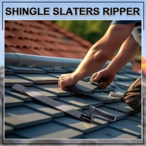 Shingle Slaters Ripper, Steel Roof Ripper Shingle Remover Slate Puller Rip Slate Slating Nail Remover for Slaters Roofers Roofing(Black,18 Inch) - Image 7