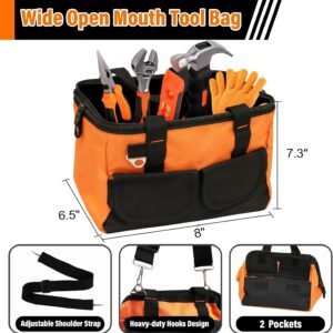 27-Piece Orange Kids Tool Set with Tool Storage Bag, Real Hand Tool Kit for Boys & Girls, Children Learning Tools for DIY Building, Woodworking and Construction, 6+ Years Old Birthday 14 27-Piece Orange Kids Tool Set with Tool Storage Bag, Real Hand Tool Kit for Boys & Girls, Children Learning Tools for DIY Building, Woodworking and Construction, 6+ Years Old Birthday - Image 6