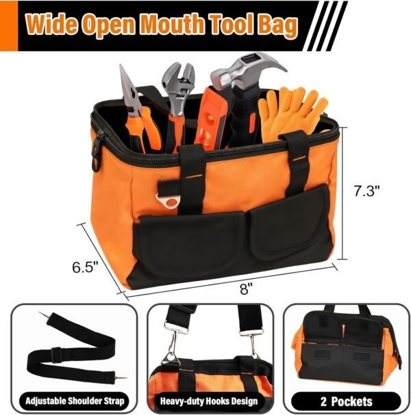 27-Piece Orange Kids Tool Set with Tool Storage Bag, Real Hand Tool Kit for Boys & Girls, Children Learning Tools for DIY Building, Woodworking and Construction, 6+ Years Old Birthday 6 71eL5IbRfwL. AC SL1500