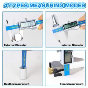 Caliper Measuring Tool Digital Caliper Industrial Quality Precision Electronic Vernier Caliper Inch/Millimeter Measurement Micrometer for Jewelry - Accuracy Ip54 Waterproof Caliper Measure Tool 14 Caliper Measuring Tool Digital Caliper Industrial Quality Precision Electronic Vernier Caliper Inch/Millimeter Measurement Micrometer for Jewelry - Accuracy Ip54 Waterproof Caliper Measure Tool - Image 6