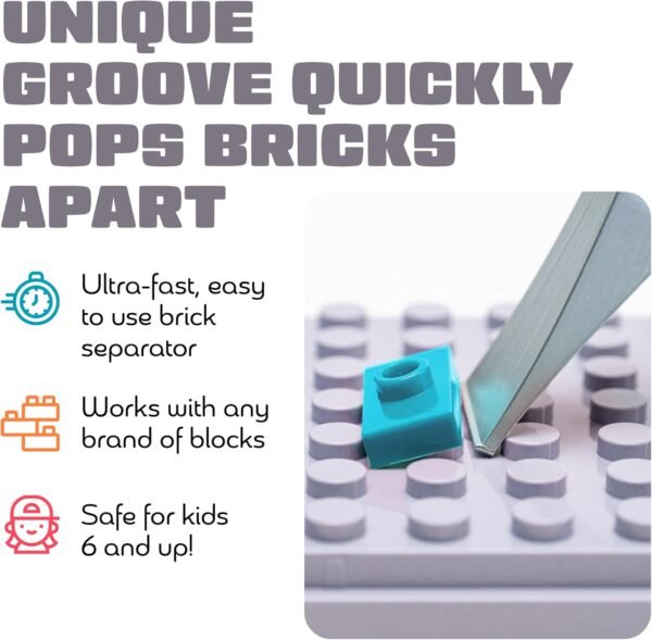 Brick Popper - World's Fastest Separator Tool - Efficient Remover for Kids and Adults - Perfect for Ages 6 and Up - Essential Tool (Light Blue) 4 71gWe+q+zhL. AC SL1500