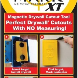Calculated Industries 8105 Blind Mark Drywall Electrical Box Locator Tool – Powerful Rare-Earth Magnetic Targets (3) and Locator Kit - Image 3