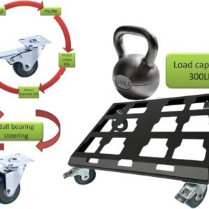 Heavy Duty Tool Box Dolly Compatible with Suitable for Waukee Packing Toolbox Compatible carts Load-Bearing Capacity Up to 300lb (1set) - Image 5