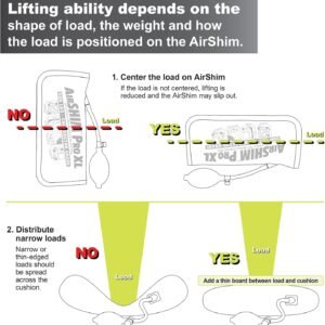 Calculated Industries 1194 Air Shim XL Inflatable Pry Bar and Leveling Tool; 500 LB Load Holding Rating; Contractor-Grade Alignment Pump Wedge - Image 7