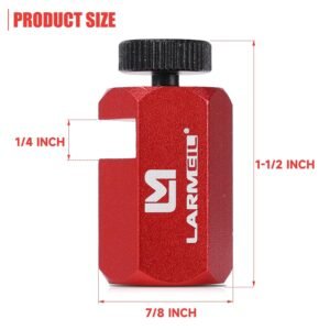 Stair Gauge with Anti-Drop Holder & Carabiner, Tall Aluminum Alloy Stair Gauges for Framing Square, Attachment Tool and Guide for Circular Saw, Red 19 Stair Gauge with Anti-Drop Holder & Carabiner, Tall Aluminum Alloy Stair Gauges for Framing Square, Attachment Tool and Guide for Circular Saw, Red - Image 9