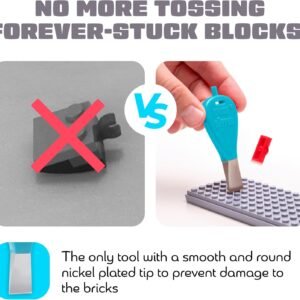 Brick Popper - World's Fastest Separator Tool - Efficient Remover for Kids and Adults - Perfect for Ages 6 and Up - Essential Tool (Light Blue) 11 Brick Popper - World's Fastest Separator Tool - Efficient Remover for Kids and Adults - Perfect for Ages 6 and Up - Essential Tool (Light Blue) - Image 3