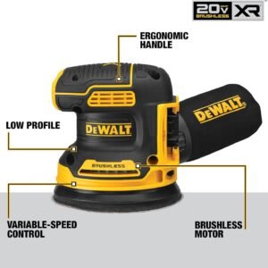 DEWALT 20V MAX Orbital Sander, Tool Only (DCW210B) - Image 3