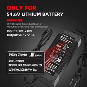 UL Certified 54.6V 2A Fast Electric Bike Charger for 48V Ebike Battery - Compatible with Lectric XP 2.0/3.0, Ecotric City/Beach, Evercross H5/H7 - Image 4