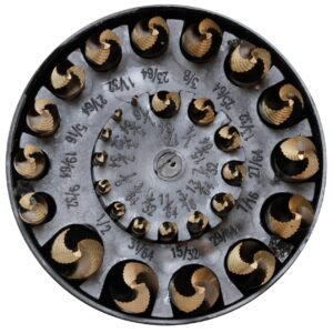 Drill America 29 Piece Cobalt Stepped Point Drill Bit Set in Round Case w/Gold Oxide Finish for Drilling Acrylic, Steel, Hard Metals, Sizes 1/16" to 1/2" x 64ths, GSC Series ZMGSC29J-PC - Image 4