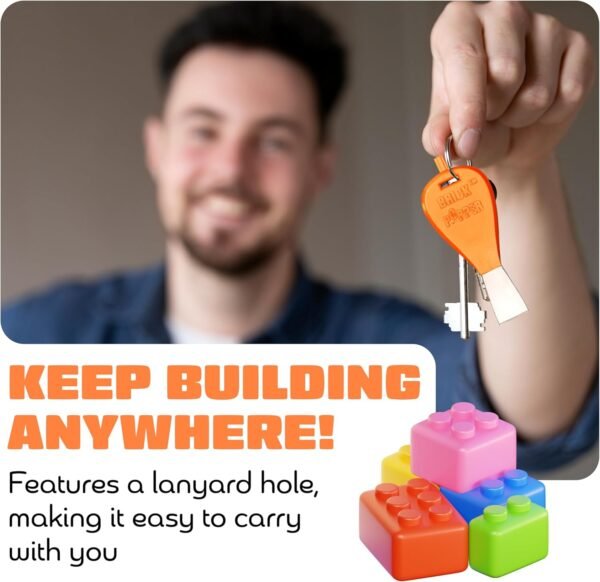 Brick Popper - Separator Tool - World's Fastest Brick Remover for Kids and Adults, Gifts for Ages 6 Year Old and up, Tools Stocking Stuffer (Orange) 5 71u6NCbwNdL. AC SL1500