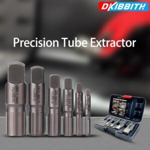 Pipe Extractor Set, 6-Piece Heavy Duty Steel Broken Pipe Extractors for Removing Damaged Threaded Pipes & Fittings from 1/8" to 1", with Durable Storage Case, Ideal Tools for Plumbers Mechanics DIY - Image 8