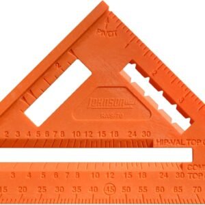 Johnson Level & Tool RAS-70B-ORAN Structo-Cast Rafter Square, 7", Orange, 1 Square - Image 3