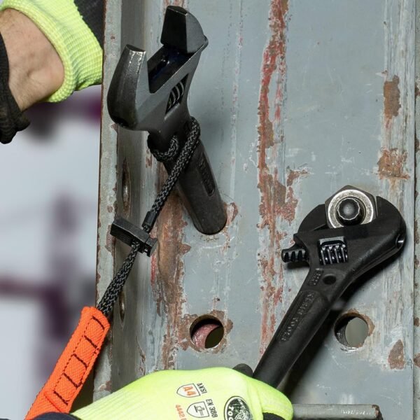 Klein Tools 3227 Extra Wide Adjustable Wrench, Made in USA, Construction Spud Wrench for Up to 1-7/16-Inch Nuts and Bolts, 10-Inch, with Tether Hole 6 71w6aAZuMQL. AC SL1000
