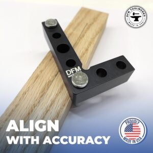 Small Square and Center Finder - Mini Square Tool with 11/32" Center Marking Hole Woodworking, Carpenter Engineering Square, Center Marking Tool, Made in USA - Blue 15 Small Square and Center Finder - Mini Square Tool with 11/32" Center Marking Hole Woodworking, Carpenter Engineering Square, Center Marking Tool, Made in USA - Blue - Image 5