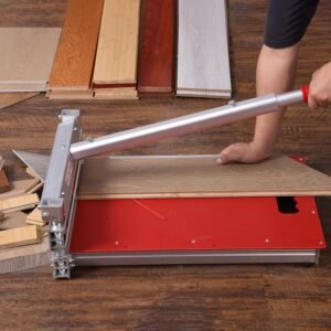 13" Laminate Floor Cutter – 17mm Manual Vinyl Plank Cutter for LVP, SPC, WPC, Bamboo & Engineered Wood | Dust-Free Flooring Cutter Tool with 0°-45° Adjustable Angle & Tungsten Steel Blade - Image 3