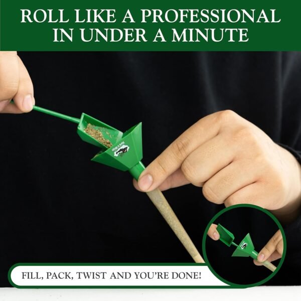 Herb’n Ninja Cone Loader for 1¼, King Size, and Large Cones | Easy Pre Roll Packing Tool with Funnel and Shovel | Fast, Clean, and Efficient Cone Filling Accessory (Pink) 6 811pAUrcJXL. AC SL1500