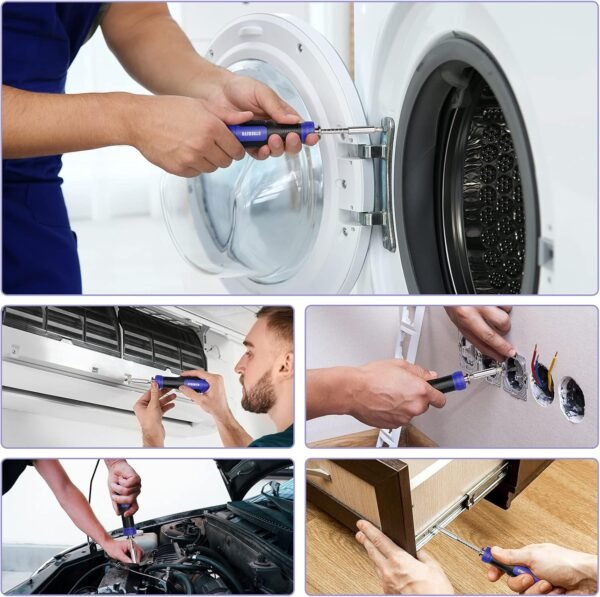 STREBITO Precision Screwdriver Set 191-Piece Multi-Bit Screwdriver 1/4 Inch Nut Driver Home Improvement Tool Electronic Repair Kit for Computer, iPhone, Laptop, PC, Cell Phone, PS4, Xbox, Nintendo 7 812zQHy6j7L. AC SL1500