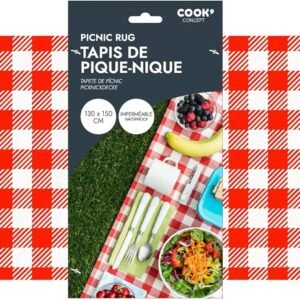 JET LAG VO1454 Picnic Mat 150 x 130 cm for Leisure Accessories Travel Equipment Textile Polyester 150.00 x 130.00 x 0.30 cm - Image 2