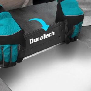 DURATECH 12 Inch Sheet Metal Bender, Folding Tool for Duct Bending, Hand Seamer with 3/8" & 1" Fold Depths, Ideal for HVAC, Roofing & Metal Fabrication, Gray - Image 6