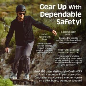 Retrospec Dakota Adult Bike Helmet for Adults - Multi-Sport Protection for BMX, Skating, Scooter, and Skate - Adult Men Skateboard Helmets - Image 4