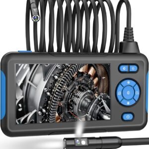 Industrial Endoscope Borescope Inspection Camera with Light, Dual Lens Snake Drain Bore Scople Digital Cameras 1080P, 4.3 Inch LCD Screen, 16.5FT Semi-Rigid Cable - Image 8