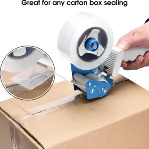 Pacific Mailer 2 Inch Tape Gun Dispenser with 2 Inch Carton Packing Tape, Lightweight Industrial Side Loading Tape Dispenser - Blue 15 Pacific Mailer 2 Inch Tape Gun Dispenser with 2 Inch Carton Packing Tape, Lightweight Industrial Side Loading Tape Dispenser - Blue - Image 7