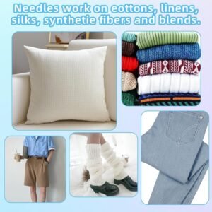 15PCS Snag-Nab-It-Tool, Sliver 2-1/2" Snag-Needle & Snag-Repair-Tool for Leather, Knit Picker Snag Fixer Clothing Needle Tool for Stitching/Cloth/Clothing Nab-Knits & Wovens 15 15PCS Snag-Nab-It-Tool, Sliver 2-1/2" Snag-Needle & Snag-Repair-Tool for Leather, Knit Picker Snag Fixer Clothing Needle Tool for Stitching/Cloth/Clothing Nab-Knits & Wovens - Image 7