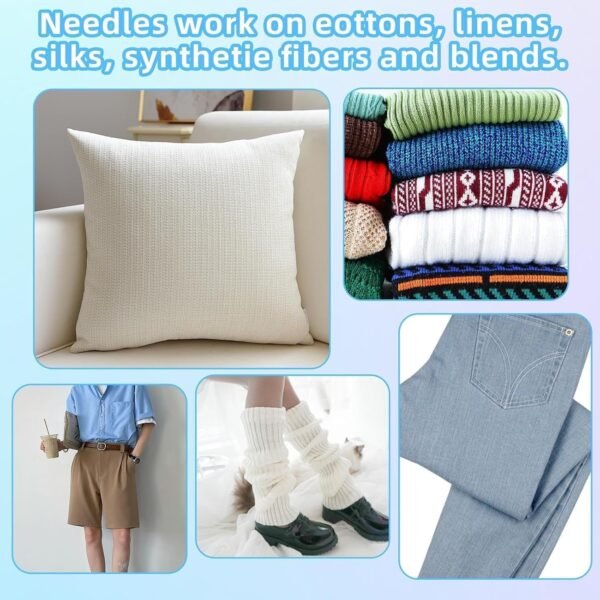 15PCS Snag-Nab-It-Tool, Sliver 2-1/2" Snag-Needle & Snag-Repair-Tool for Leather, Knit Picker Snag Fixer Clothing Needle Tool for Stitching/Cloth/Clothing Nab-Knits & Wovens 7 81Jjf599GlL. AC SL1500