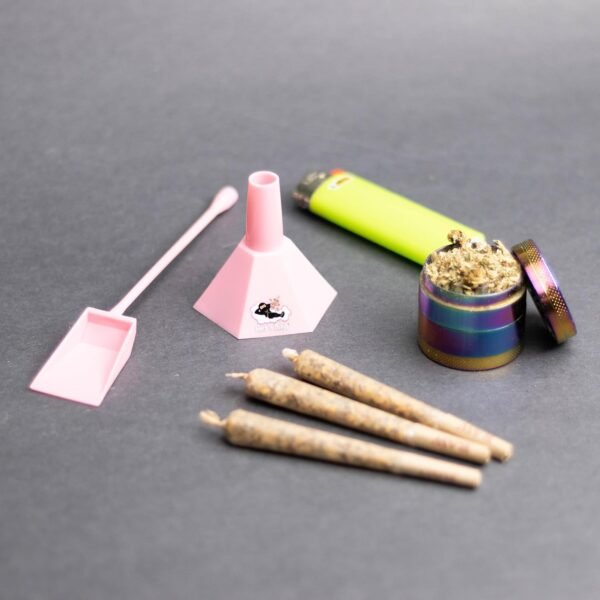 Herb’n Ninja Cone Loader for 1¼, King Size, and Large Cones | Easy Pre Roll Packing Tool with Funnel and Shovel | Fast, Clean, and Efficient Cone Filling Accessory (Pink) 8 81MxqwWxqdL. AC SL1500