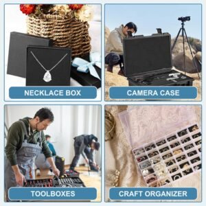 Black Polyurethane Foam Inserts for Cases, 2 Pcs 16 x 12 x 2 Inch, Cuttable Packing Padding for Tool Box, Camera, Crafts and Storage 16 Black Polyurethane Foam Inserts for Cases, 2 Pcs 16 x 12 x 2 Inch, Cuttable Packing Padding for Tool Box, Camera, Crafts and Storage - Image 8