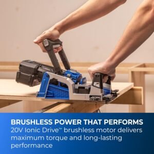 Kreg Rebel 20V Ionic Drive Pocket-Hole Joiner Kit - With 20V Blue Ion Charger & 2Ah Battery Pack - Precision Joinery Tool for Woodworking & Carpentry - Accessible Woodworking Tools - KPTBRB100A 13 Kreg Rebel 20V Ionic Drive Pocket-Hole Joiner Kit - With 20V Blue Ion Charger & 2Ah Battery Pack - Precision Joinery Tool for Woodworking & Carpentry - Accessible Woodworking Tools - KPTBRB100A - Image 3