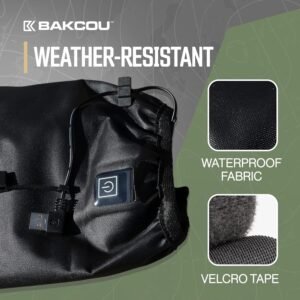 Bakcou - Thermal Electric Bike Battery Jacket - Cold Weather Protection, Water-Resistant Sleeve for Downtube Batteries - Fits 25Ah Backou & eBike - Image 6