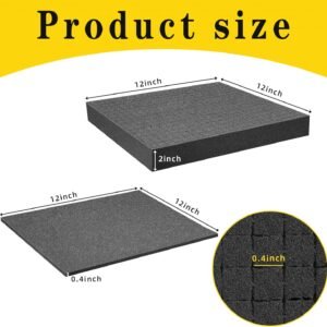 DECOHS 4 PCS Pick Apart Foam Insert- 2 Size Pick and Pluck Foam- Pluck Pre Cube Sheet Foams with Bottom Use for Board Game Box Cases Storage Drawer (Length 12 Inch) 10 DECOHS 4 PCS Pick Apart Foam Insert- 2 Size Pick and Pluck Foam- Pluck Pre Cube Sheet Foams with Bottom Use for Board Game Box Cases Storage Drawer (Length 12 Inch) - Image 3