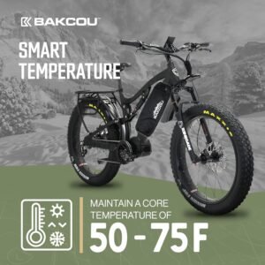Bakcou - Thermal Electric Bike Battery Jacket - Cold Weather Protection, Water-Resistant Sleeve for Downtube Batteries - Fits 25Ah Backou & eBike - Image 8
