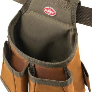 Bucket Boss - AirLift Tool Belt with Suspenders, Tool Belts - Original Series (50100) with 12 pockets, Brown , 52 Inch - Image 8