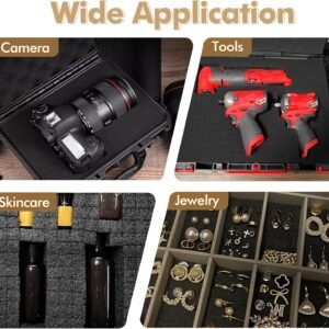 6Pcs Pick and Pluck Foam Large Size Apart Foam Insert Pre-Cubed Pick Padding Polyethylene Sheets for Crafts Toolboxes Storage Drawer 15.74 * 11.82 IN 16 6Pcs Pick and Pluck Foam Large Size Apart Foam Insert Pre-Cubed Pick Padding Polyethylene Sheets for Crafts Toolboxes Storage Drawer 15.74 * 11.82 IN - Image 8