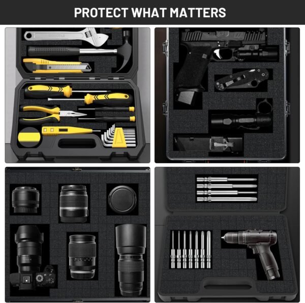 4 PCS 16x12x2 Inch Pick and Pluck Foam Inserts for Cases - Professional-Grade Tool, Game Box & Drawer Organizer 7 81WvxuWLvSL. AC SL1500