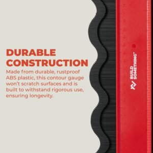 Contour Gauge 10" & 5" - Adjustable Profile Gauges for Flooring, Siding, Tile & More - Premium Carpentry Tools - 2 Pack - Image 4
