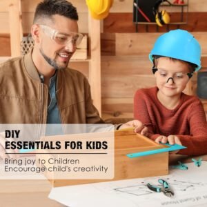 SHALL 26-Piece Kids Size Tool Set, Real Tools Kit for Kids with 12" Tool Bag, Safety Certified Children Learning Tool Set with Hand Tools for Boys & Girls Age 6+, DIY Building, Woodwork & Construction - Image 7