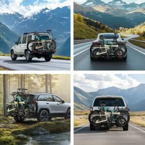 Favoto Electric Bike Rack with Ramp - Foldable Hitch Mounted EBike Carrier for SUV, Truck, RV, Tiltable Heavy Duty Rack Fits 2" Receiver, Holds 200 lbs, Fits Fat Tires up to 4" 18 Favoto Electric Bike Rack with Ramp - Foldable Hitch Mounted EBike Carrier for SUV, Truck, RV, Tiltable Heavy Duty Rack Fits 2" Receiver, Holds 200 lbs, Fits Fat Tires up to 4" - Image 9