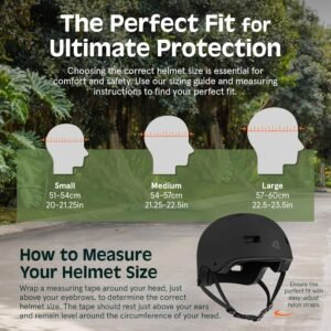 Retrospec Dakota Adult Bike Helmet for Adults - Multi-Sport Protection for BMX, Skating, Scooter, and Skate - Adult Men Skateboard Helmets - Image 6