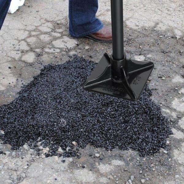 Steel Tamper 8"x8", Heavy Duty Ground Tamper Tool with 59 Inch Handle, Rubber Grip for Laborsaving Leveling Soil, Asphalt, Gravel Driveway and Dirt Compaction 7 81hC4F+rFoL. AC SL1500