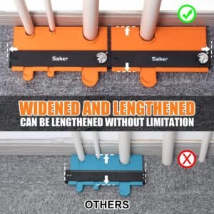 Saker Contour Gauge Profile Tool-Unlimited Connection Precisely Copy Irregular Shape Duplicator (2 Pieces) Deep Hole Pencil- Construction Pencil- DIY Woodworking Combination Pack - Image 9