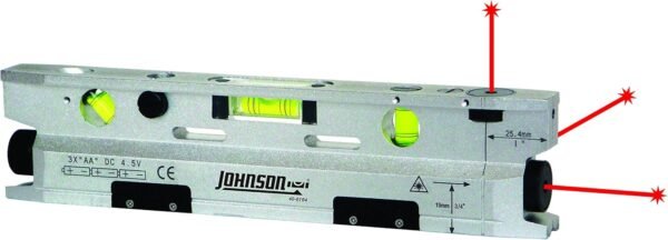 Johnson Level & Tool 40-6184 Magnetic Torpedo Laser Level, Silver & Black, 1 Laser Level 4 81juVu25VUL. AC SL1500
