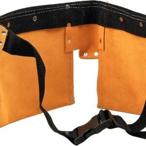 Halloween Costume Gift for Men – Leather Tool Belt, Carpenter & Construction Pouch, Framers, Handyman, Electrician – Brown, Adjustable 33''–48 - Image 6