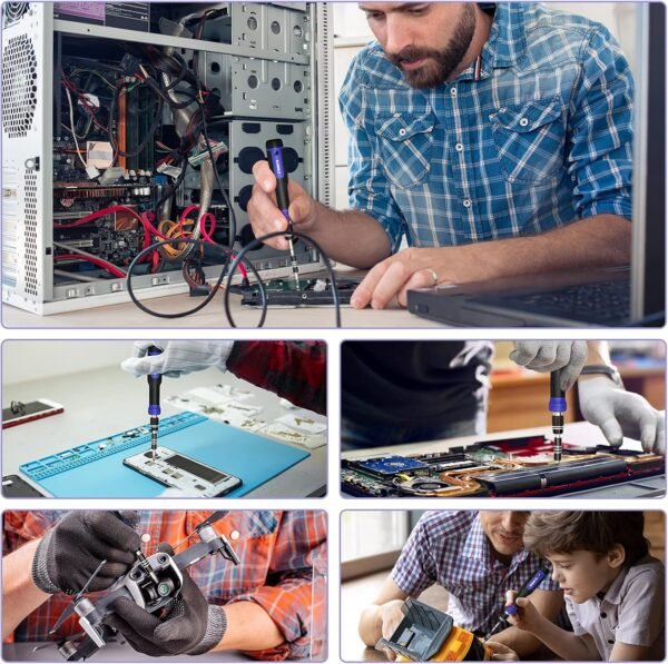 STREBITO Precision Screwdriver Set 191-Piece Multi-Bit Screwdriver 1/4 Inch Nut Driver Home Improvement Tool Electronic Repair Kit for Computer, iPhone, Laptop, PC, Cell Phone, PS4, Xbox, Nintendo 8 81t5NshpsXL. AC SL1500