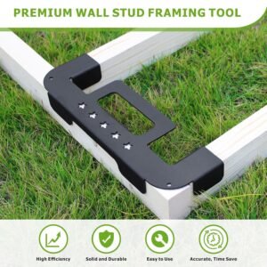 1PCS Stud Layout Tool Framing Tools 12 Inch Framing Spacing Tool, Precision Measurement Jig Tool, Wall Framing Tools - Image 3